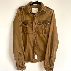 Abercrombie heavy button up shirt or jacket